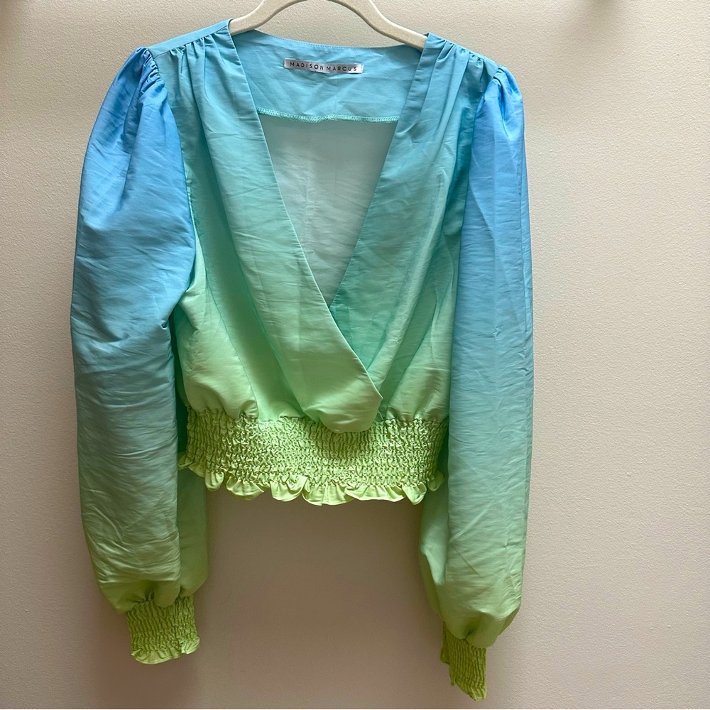 MADISON MARCUS Ombré Blouse